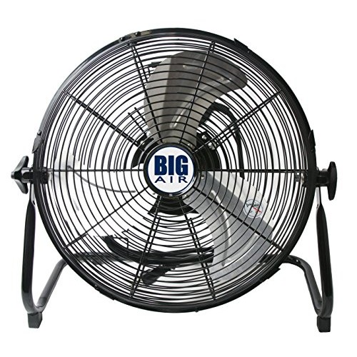 Big Air HVFF 14BAUPS Multi Purpose High Velocity 3-Speed Floor Fan  14-Inch - B07FN5K54L